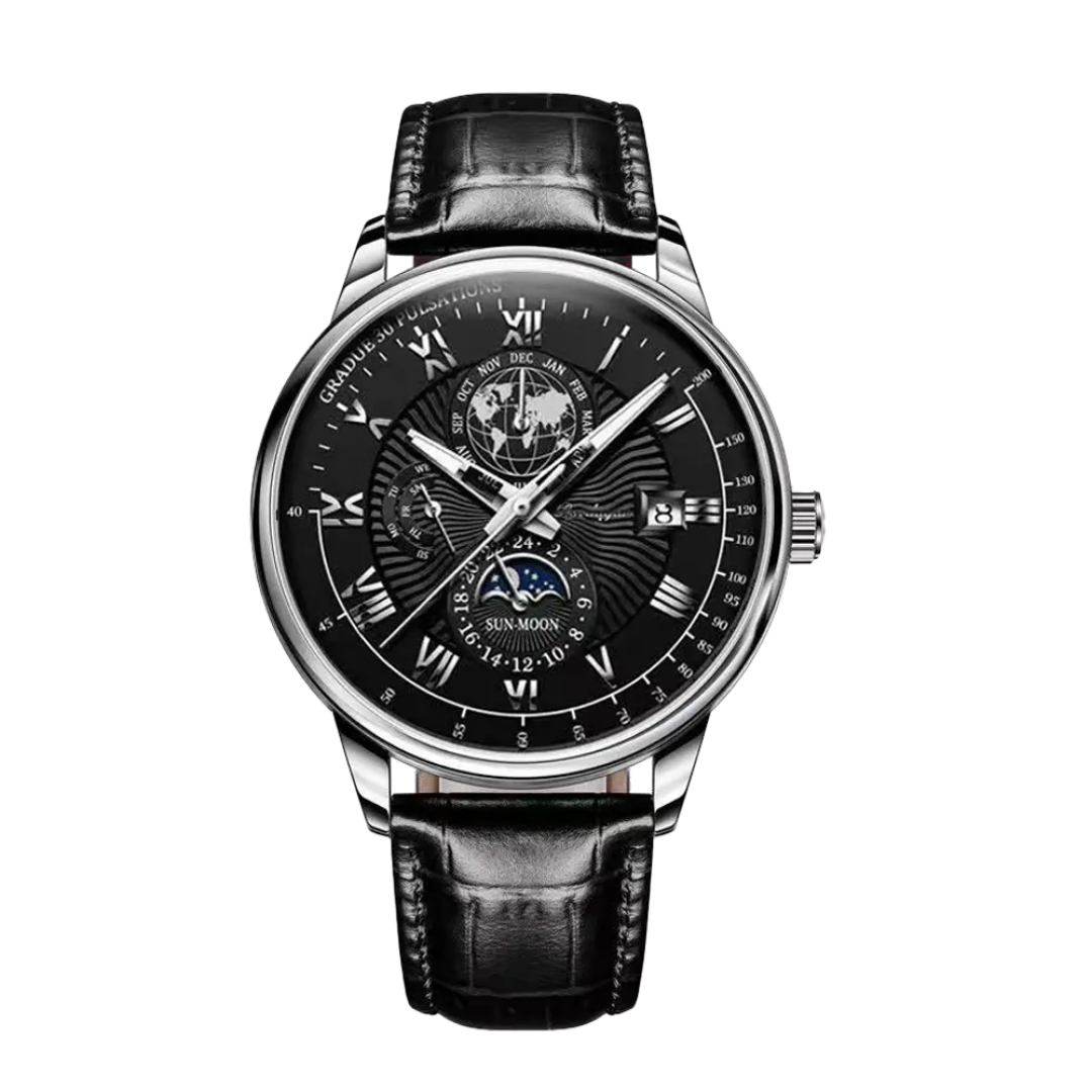 Xavier | Modern Luxury Slim Quartz Timepiece Watch | 40mm