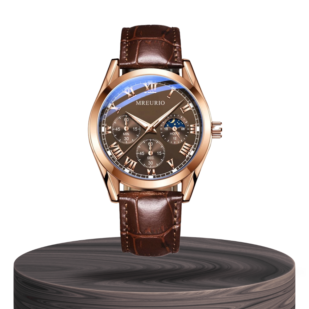 Stephen | Elegant Moon Phase Chronograph | 42mm