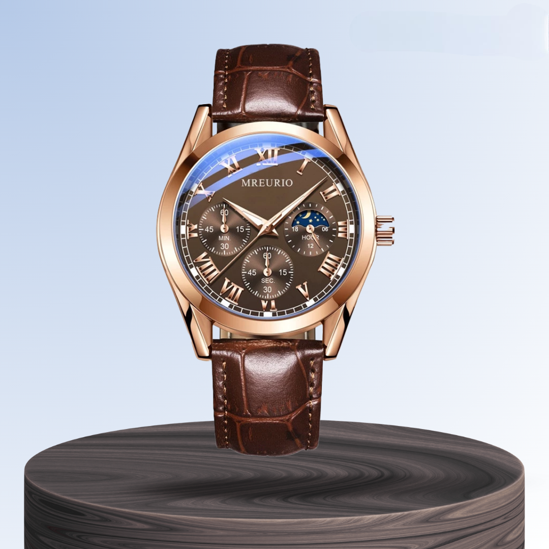 Stephen | Elegant Moon Phase Chronograph | 42mm