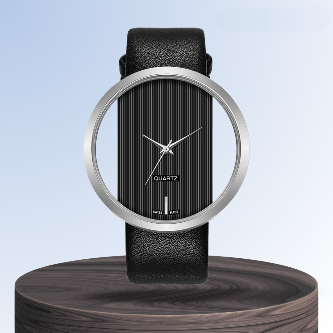 Mark | Transparent Men's Minimalist Watch | 40mm
