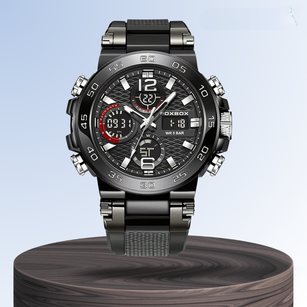 Nate | Men's Dual Display Digital Military Quartzwatch |46mm