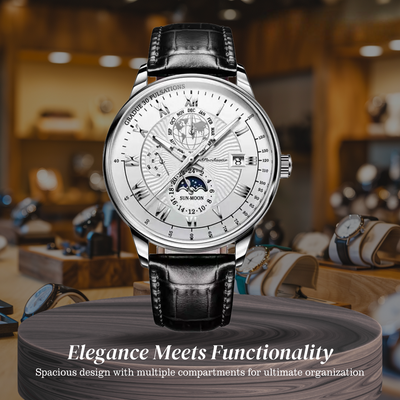 Xavier | Modern Luxury Slim Quartz Timepiece Watch | 40mm