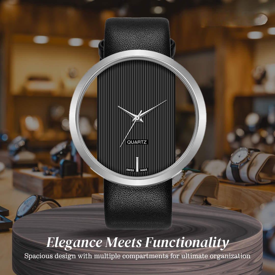 Mark | Transparent Men's Minimalist Watch | 40mm