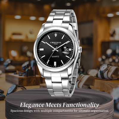 Sebastian | Classic Luminous Business Watch| 41mm