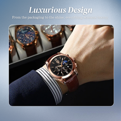 Jeffrey | Modern Quartz Timepiece | 42mm