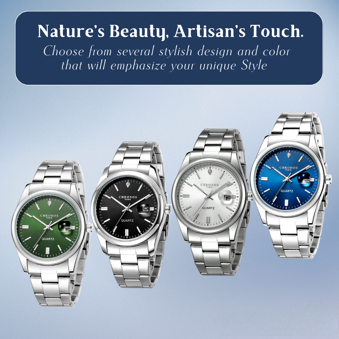 Sebastian | Classic Luminous Business Watch| 41mm